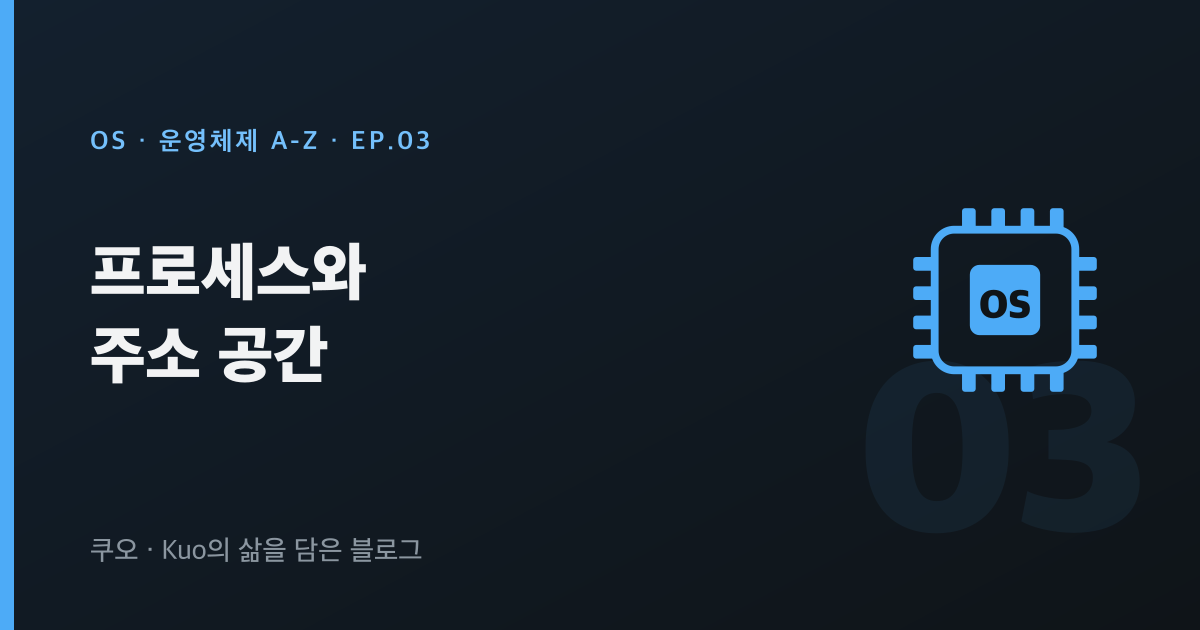 프로세스와 주소 공간 — 운영체제 A-Z